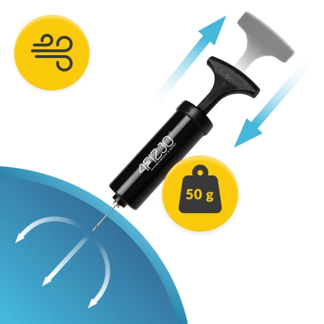 Piłka do pilatesu i rehabilitacji 22 cm niebieska