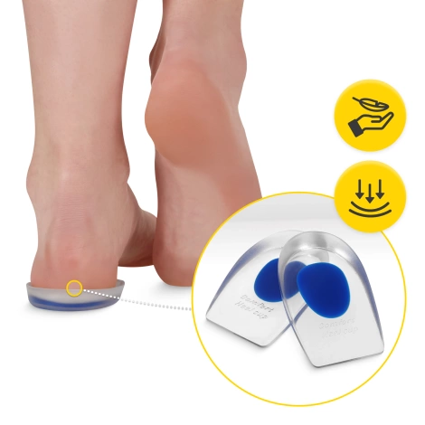 Wkładki żelowe pod pięty S/M