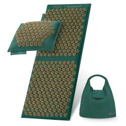 ECO Mata do akupresury z poduszką XL zielona