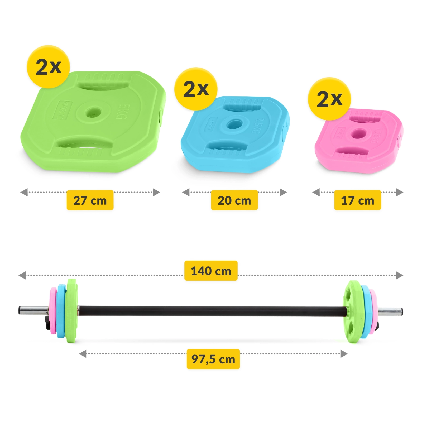 sztanga gryf prosty bodypump skladana 20 kg