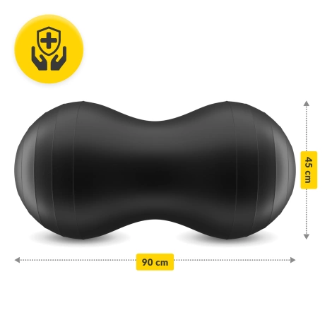 Piłka gimnastyczna PEANUT AIR BALL czarna