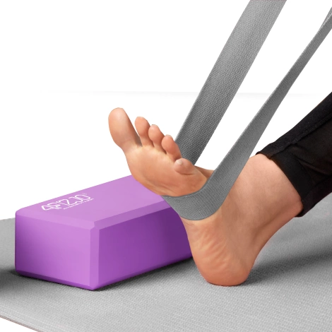 Kostka piankowa do jogi różowa