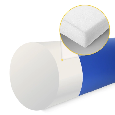 Wałek rehabilitacyjny kształtka do masażu 100 x 30 cm niebieska