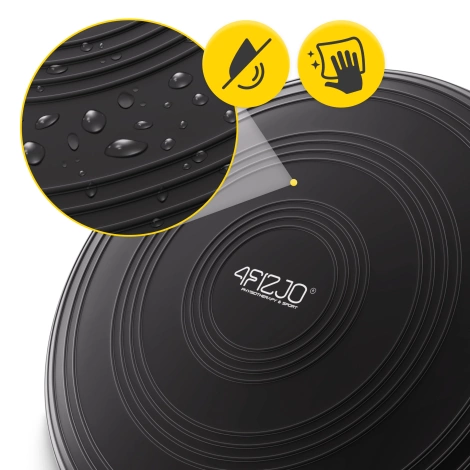 Poduszka sensomotoryczna MED+ 33 cm czarna