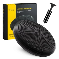 Poduszka sensomotoryczna MED+ 33 cm czarna