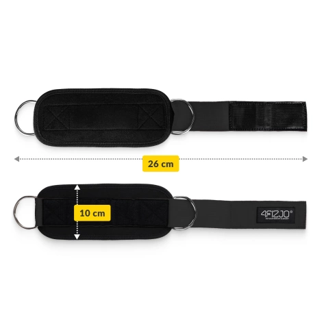 Opaski treningowe na kostki do wyciągu 2 szt. czarne