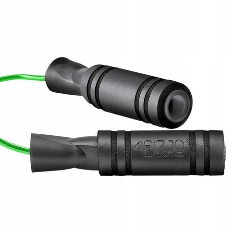 Skakanka z antypoślizgowymi uchwytami BASIC zielona