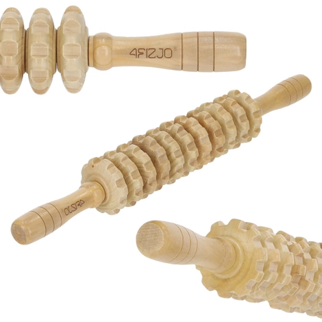 Drewniany wałek do masażu ciała duży