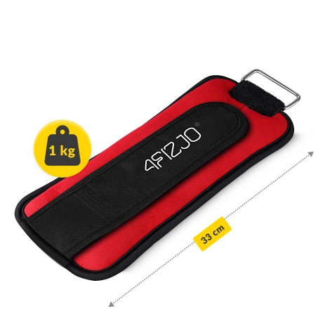 Obciążniki na kostki i nadgarstki 2 x 1 kg