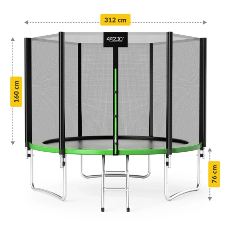 Trampolina ogrodowa dla dzieci CLASSIC 312 cm 10 FT