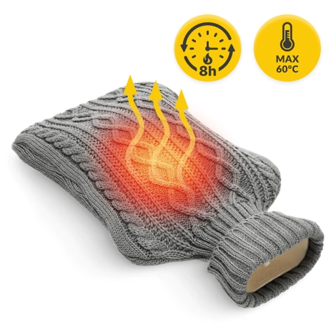 Termofor gumowy w pokrowcu SWETEREK 2 litry