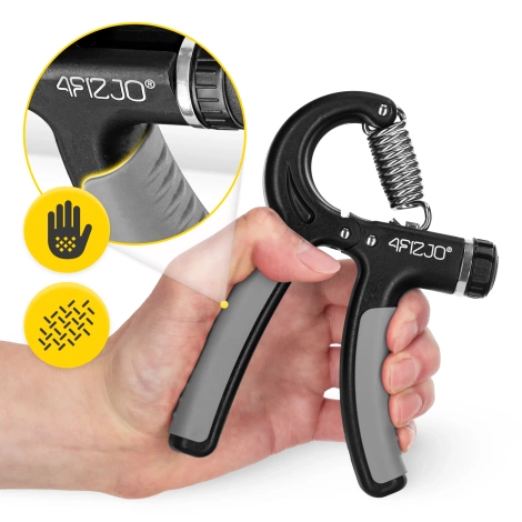 Ściskacz do rąk regulowany szary