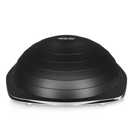 Półpiłka do balansowania równoważna z linkami czarna