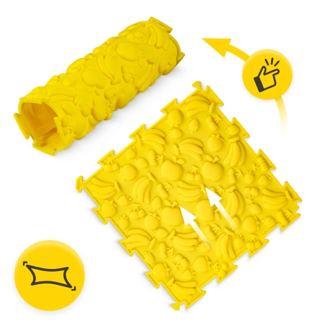 Ortopedyczna mata sensoryczna puzzle dla dzieci 4 szt.