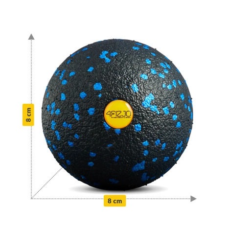 Piłeczka do masażu EPP 8 cm niebieska