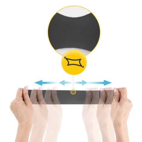 Bandaż kohezyjny samoprzylepny 4,5 m × 5 cm czarny