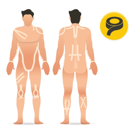 Taśma do kinesiotapingu 5 cm x 31 m