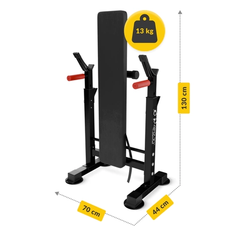 Ławeczka treningowa do ćwiczeń ze stojakiem PRO+