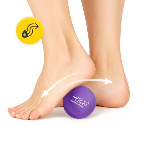 Piłka do masażu Lacrosse Massage Ball fioletowa