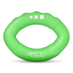 Silikonowy ściskacz do treningu dłoni zielony