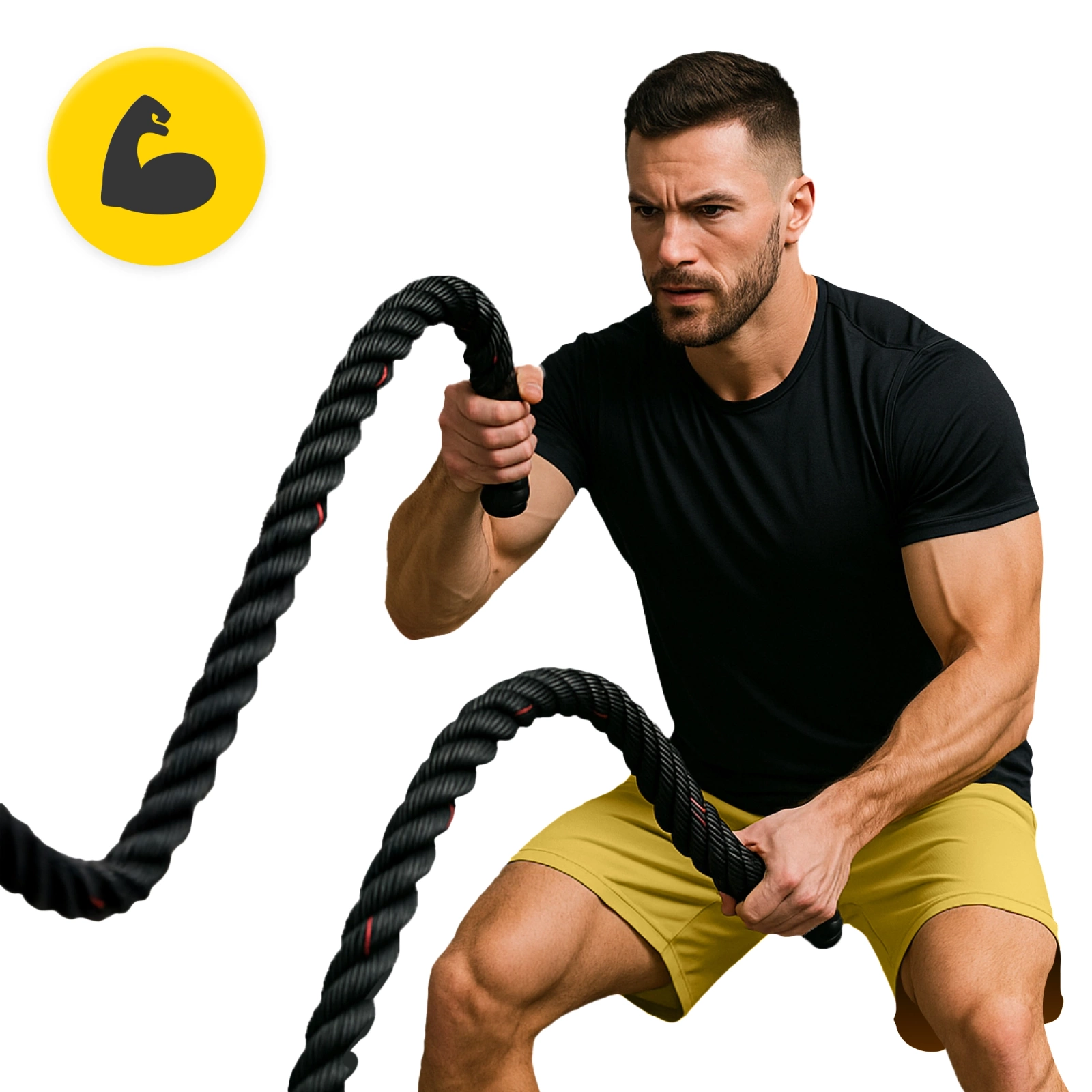 Posilovací lano POWER ROPE 12 m