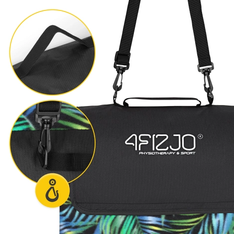 Koc piknikowy plażowy z izolacją 200 x 200 cm palmy