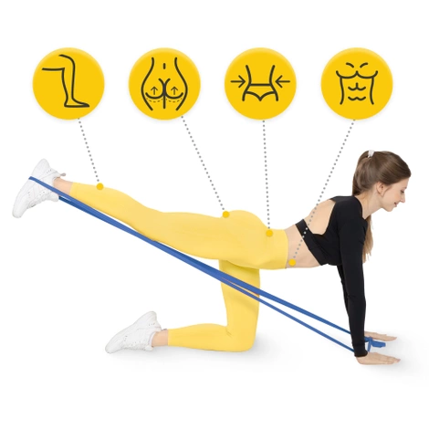 Taśma rehabilitacyjna FLAT BAND 9-11 kg