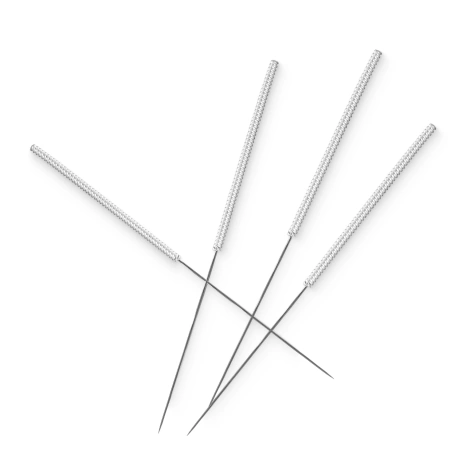 Igły do akupunktury z prowadnicą 100 szt. 0,25 x 25 mm
