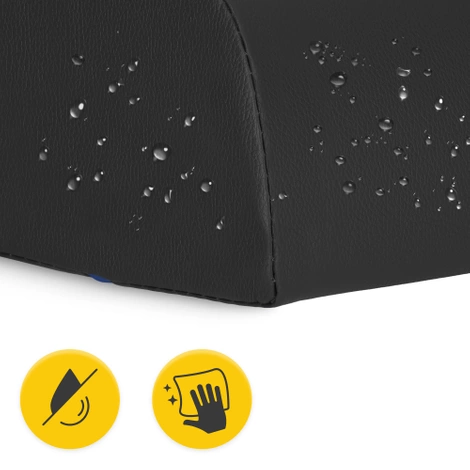 Półwałek do rehabilitacji i masażu czarny