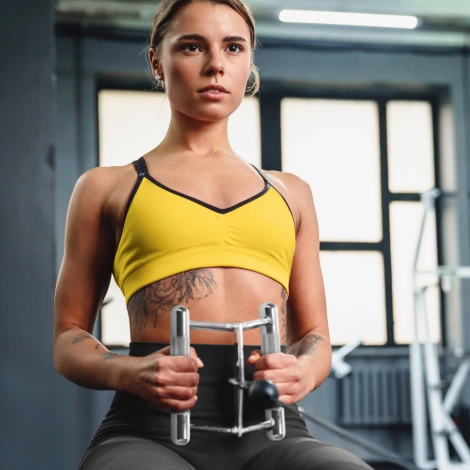 Podwójny uchwyt trójkątny do wyciągu