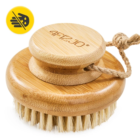 Szczotka do masażu ciała na sucho do skóry wrażliwej