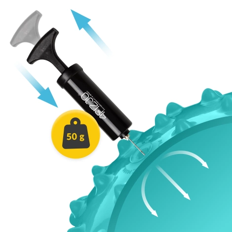 Piłka rehabilitacyjna z kolcami 20 cm miętowa