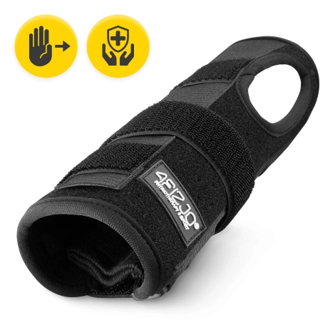 Orteza na prawy nadgarstek ze sztywną szyną