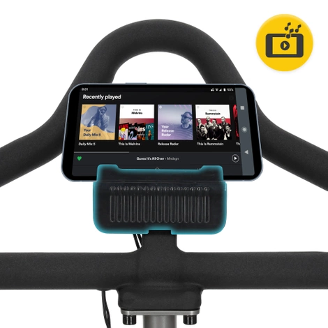 Rower spinningowy mechaniczny RACING szary