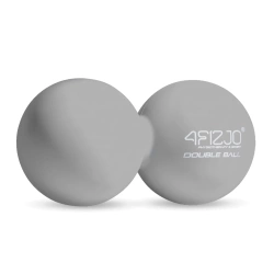 Podwójna piłka do masażu DOUBLE BALL szara