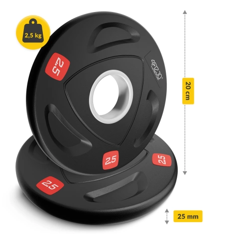 Obciążenie olimpijskie 4 x 2,5 kg