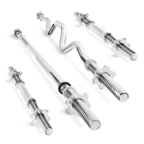 Zestaw kulturystyczny do ćwiczeń PRO 130 kg - domowa siłownia