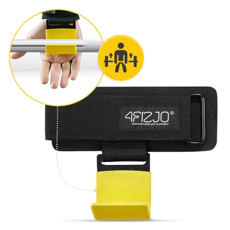 Haki treningowe uchwyty do podciągania żółte