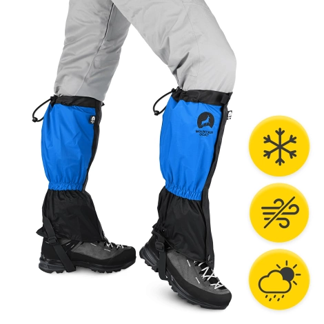 Stuptuty ochraniacze wodoodporne na buty uniwersalne niebieskie