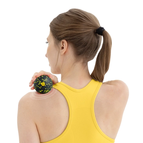 Piłeczka do masażu EPP 8 cm żółta