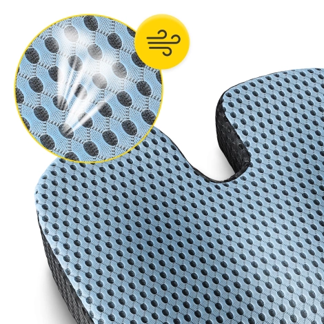 Poduszka ortopedyczna do siedzenia niebieska