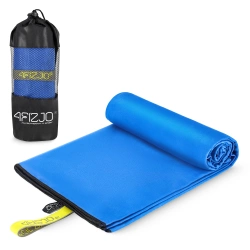 Ręcznik szybkoschnący z mikrofibry 180 x 100 cm niebieski