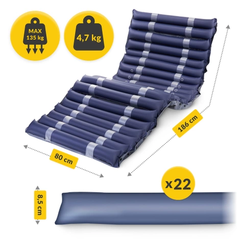 Materac przeciwodleżynowy PRO z pompą