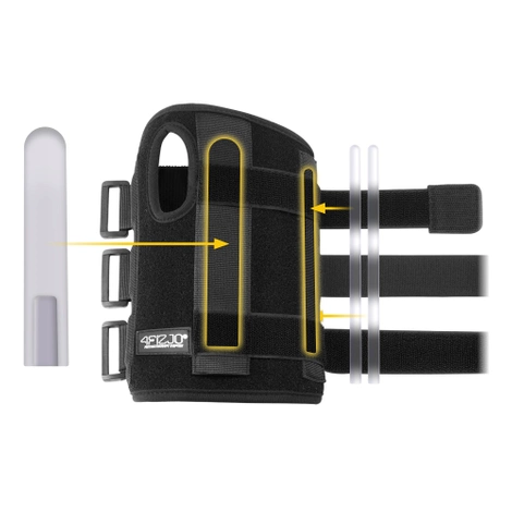 Orteza na lewy nadgarstek ze sztywną szyną