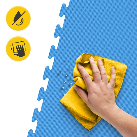 Mata ochronna piankowa PUZZLE na podłogę 100 x 100 cm