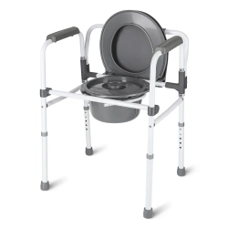 Krzesło sanitarne toaletowe 3 w 1 z regulacją wysokości