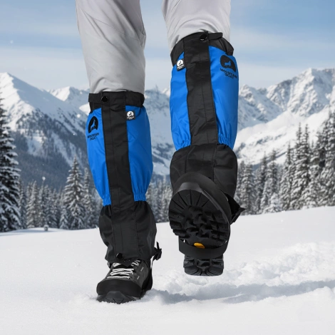 Stuptuty ochraniacze wodoodporne na buty uniwersalne niebieskie