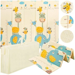 Mata edukacyjna dla niemowląt Wieloryb w oceanie 200 x 180 cm