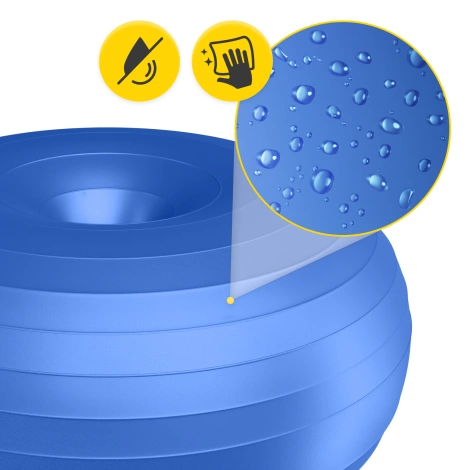 Piłka gimnastyczna DONUT AIR BALL niebieska