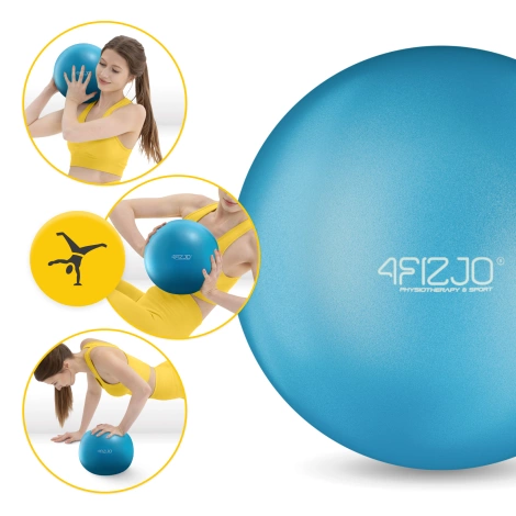 Piłka do pilatesu i rehabilitacji 22 cm niebieska